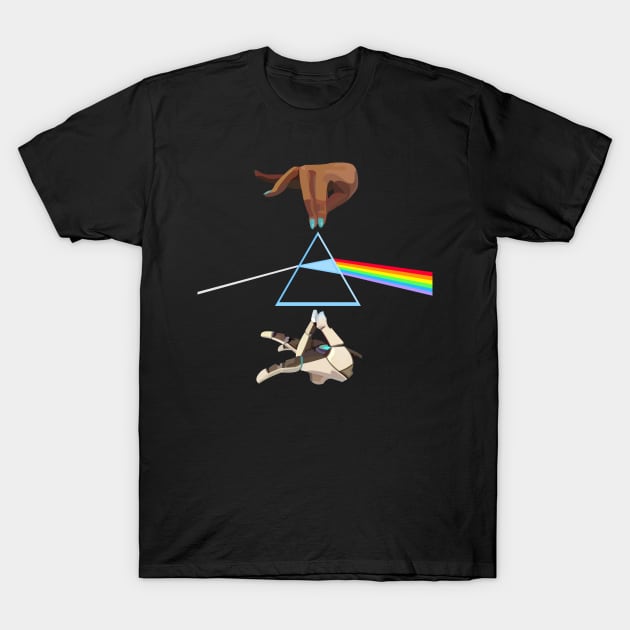 The Dark Side of Hard Light T-Shirt by No_One